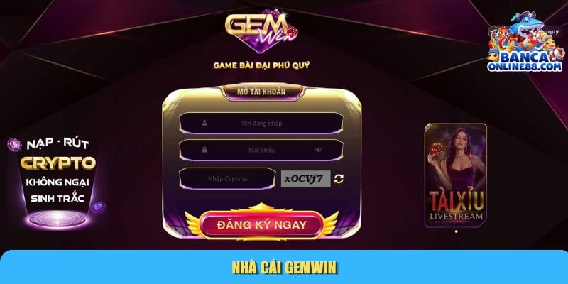 BancaOnline88 – Đánh Giá Nhà Cái Bắn Cá Đổi Thưởng Uy Tín 2025 10 Nhà cái bắn cá thu hút đông đảo người chơi GEMWIN