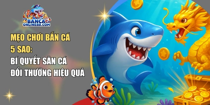 Mẹo chơi bắn cá 5 sao: Bí quyết săn cá đổi thưởng hiệu quả