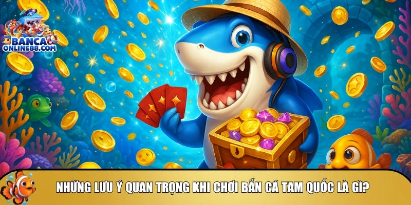 Các lưu ý quan trọng tân thủ cần biết khi chơi bắn cá tam quốc